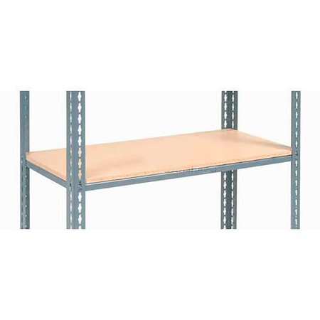 GLOBAL INDUSTRIAL Additional Shelf Level Boltless Wood Deck 36W x 18L, Gray B2297955